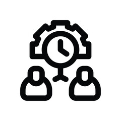 discipline line icon. Clean and minimalist vector icon for websites, mobile apps, presentations, and logos. Fully scalable and customizable for any project.