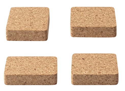 yoga block png fitness block cork equipment cork block sanding block sustainable block rectangular block png isolated on transparent
