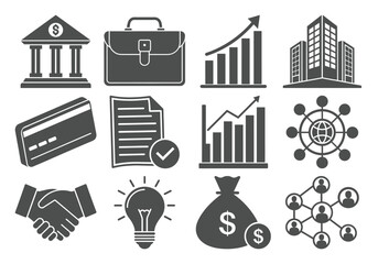 flat, business, vector, icons, financial, analysis, creative, process, team, collaboration, project, management, office, work, innovation, startup, planning, productivity, success, development, creati