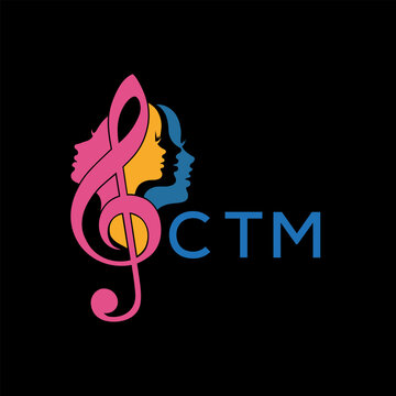 CTM letter logo. CTM blue image on white background. CTM Monogram logo design for entrepreneur and business CTM best icon.
