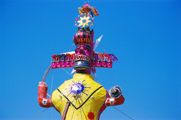 Dussera dusera festival, Ravan statue for Ramleela, India