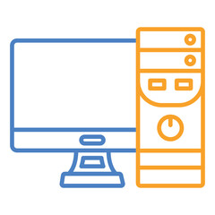 Desktop computer Icon