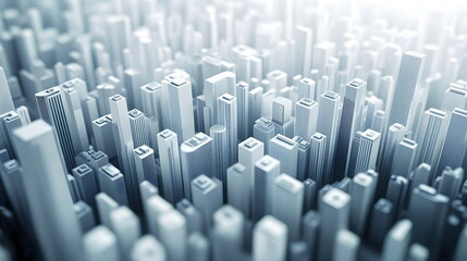 Fototapeta premium Abstract 3D background with creative modern design elements illustrating economic data and financial charts. High-quality, detailed visual for business, finance, and data analysis concepts.