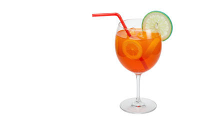 Isolated Aperol Spritz Cocktail
