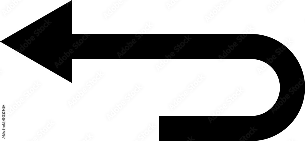 Fototapete black arrow icon. arrow vector isolated on transparent background. cursor modern simple different ar