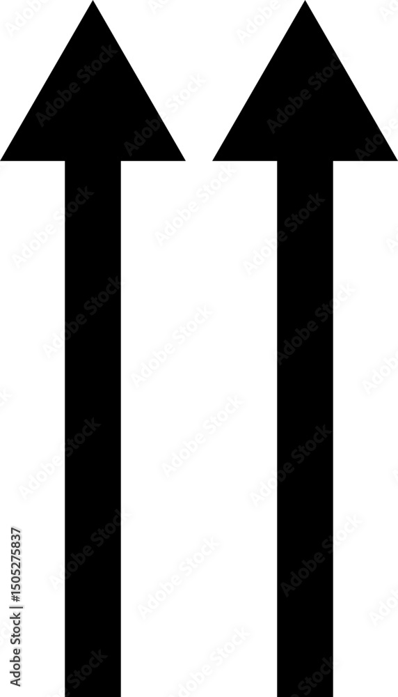 Fototapete black arrow icon. arrow vector isolated on transparent background. cursor modern simple different ar