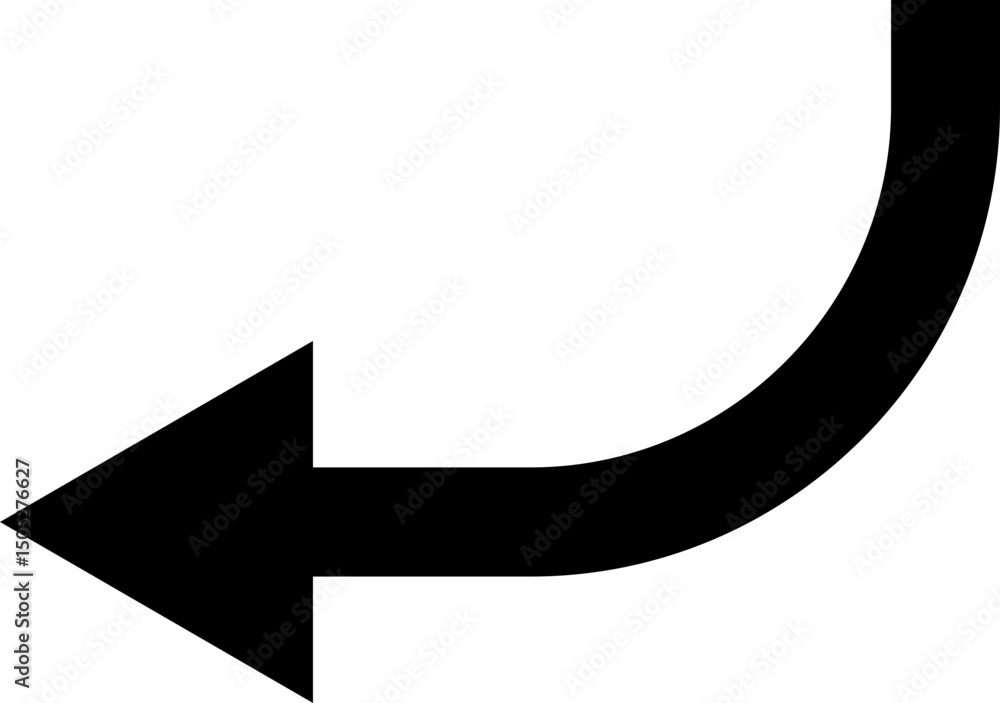 Fototapete black arrow icon. arrow vector isolated on transparent background. cursor modern simple different ar