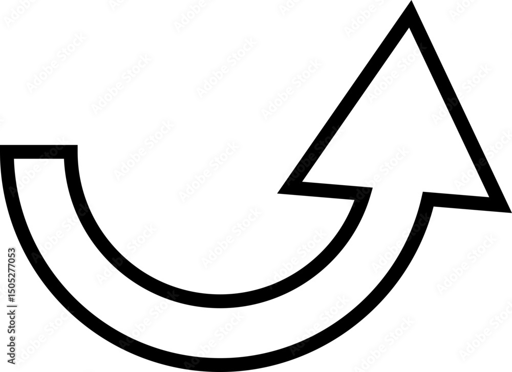 Fototapete black arrow icon. arrow vector isolated on transparent background. cursor modern simple different ar