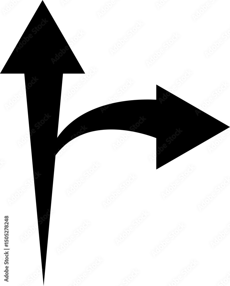 Fototapete black arrow icon. arrow vector isolated on transparent background. cursor modern simple different ar