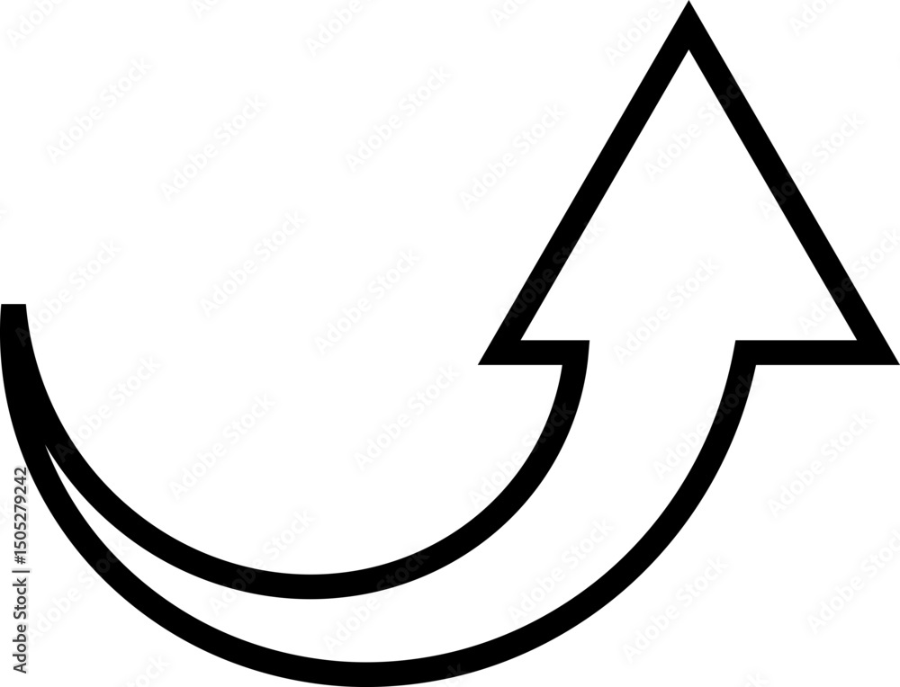 Fototapete black arrow icon. arrow vector isolated on transparent background. cursor modern simple different ar