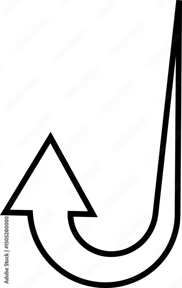 Fototapete black arrow icon. arrow vector isolated on transparent background. cursor modern simple different ar