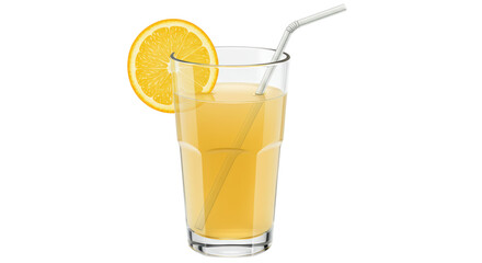 Isolated Orange Juice