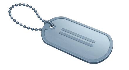 Fototapeta premium Isolated Military Tag