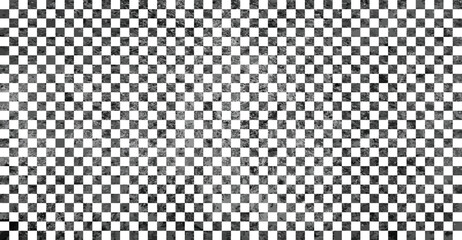 Old texture horizontal black and white checked sport or racing flag background and design for banner, poster and template