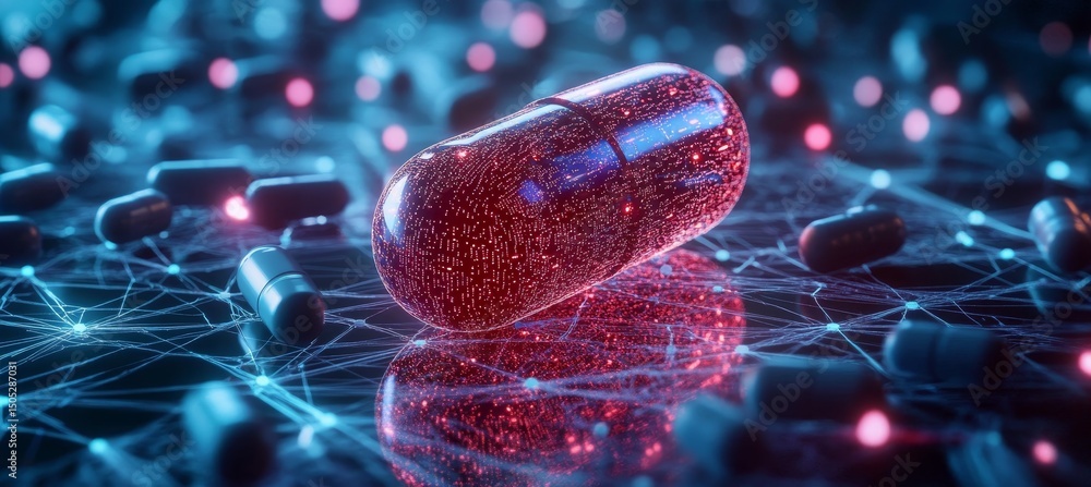 Poster digital pill on connected network artificial intelligence and machine learning in medicine