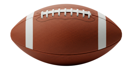 Isolated American Football Ball