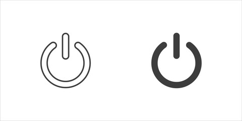 web icon push-button power