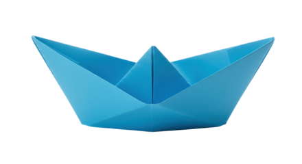 Isolated Paper Boat