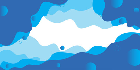 Abstract light blue background with smooth waves modern and calming design