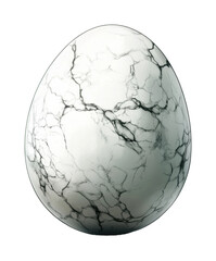 PNG Marble-patterned egg with intricate veins and natural texture
