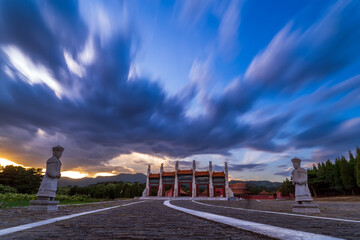 China in the qing dynasty emperor mausoleum, clear dongling