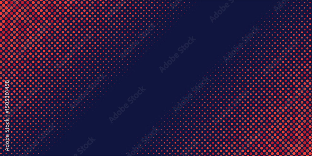 Poster modern dots halftone blue color pattern gradient texture with technology digital background for bann