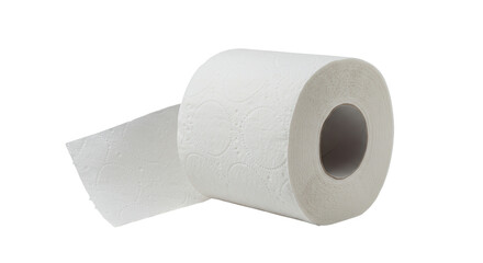 Isolated Toilet Paper Roll