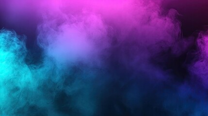 Vibrant, colorful smoke fills the frame.