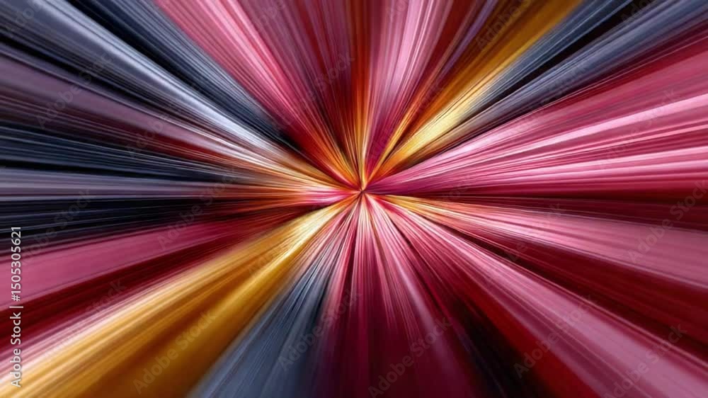Aufkleber abstract burst of energy and light: a mesmerizing explosion of vibrant colors radiates outwards from