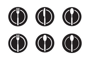 A vector illustration set of cutlery