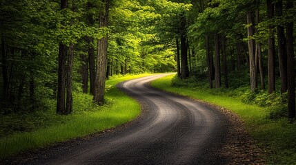 road in the forest