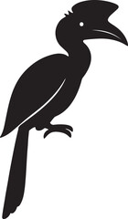 helmeted hurnbill vector