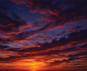 The Magic of the Red Evening