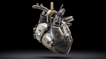 Mechanical heart, a complex structure.
