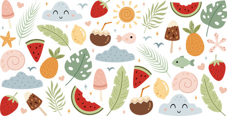 Groovy summer 16oz libbey glass can wrap. Summer vibes cup wrap sublimation design. Summer Aesthetics 16oz full wrap, UV DTF design