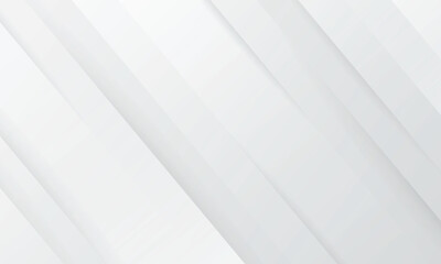 Obraz premium Abstract white and grey gradient diagonal stripes Banner dynamic template business background