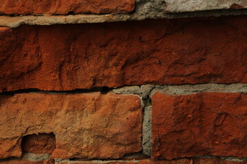 Red brick grunge texture abstract background 