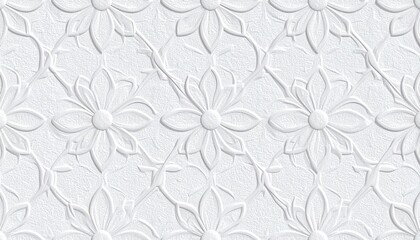 3d relief flowers wallpaper texture