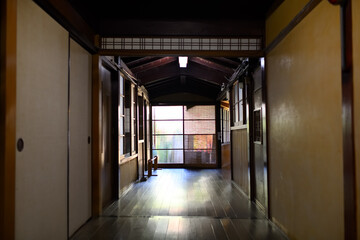 江戸時代の商家の廊下