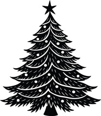 christmas tree with star on top
