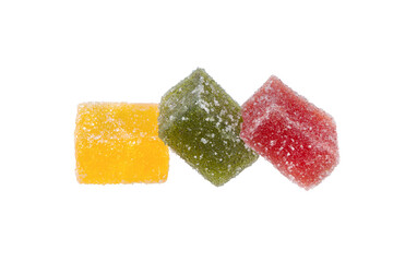 Jelly sweet candies. Marmalade candy.