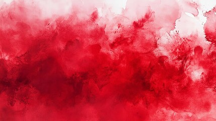 red watercolor background