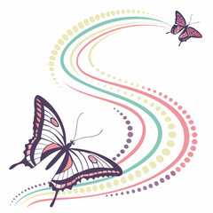 Artistic Color Powder Trails in Motion