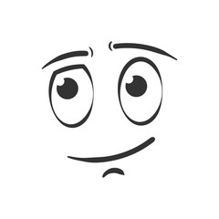 Obraz premium PNG smiley flat icon caricature cute emotion cartoon depressed laugh happy face comic angry element design wink confused