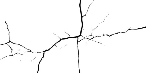 Deep cracks intertwine across a stark white surface, creating an abstract tapestry that showcases the beauty within destruction. Nature’s design captivates the observer’s imagination.
