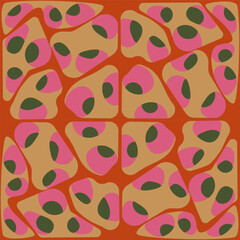 Fototapeta premium Tropical Jungle Seamless Pattern Design