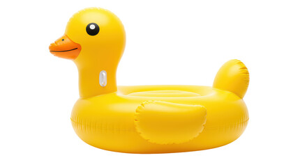 Isolated Duck Inflatable Pool Toy