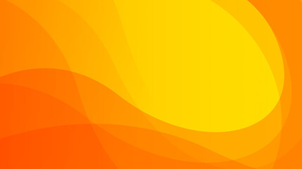 abstract waves orange background