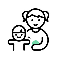 Happy Children Vector Illustration – Kids Playing and Smiling