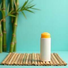 Bamboo Bliss: Sunblock Stick in Tropical Paradise